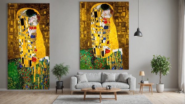 Décorez votre chambre avec un tableau de gustav klimt