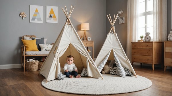 Ajoutez un joli tipi dans la chambre de votre bébé